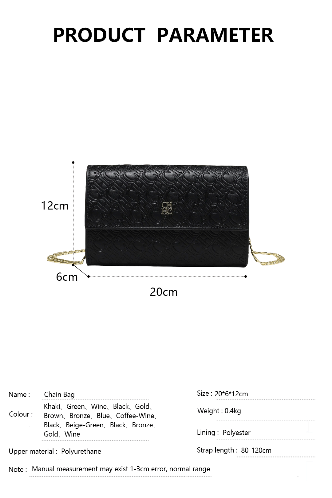 Color Blocked Crossbody Bag Elegant Everyday