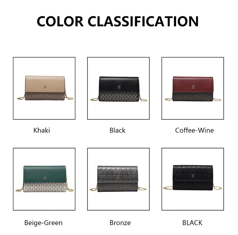 Color Blocked Crossbody Bag Elegant Everyday - Glamora