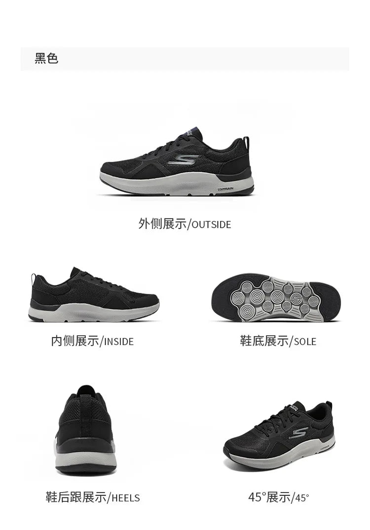 Skechers Shock Absorbing Running Shoes Lightweight Comfort - Glamora