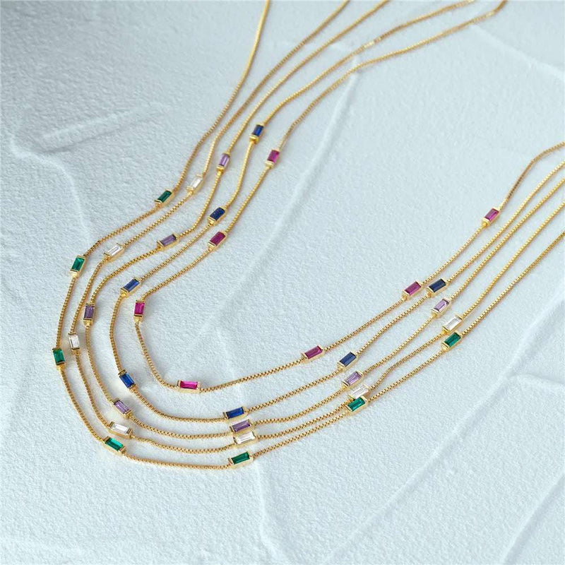 CANNER Sterling Silver Zircon Chain - Glamora