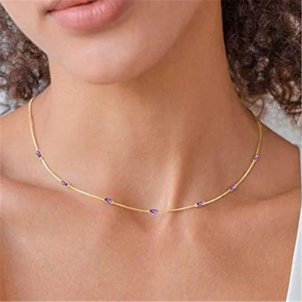 CANNER Sterling Silver Zircon Chain - Glamora