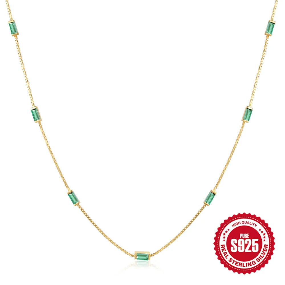 CANNER Sterling Silver Zircon Chain - Glamora