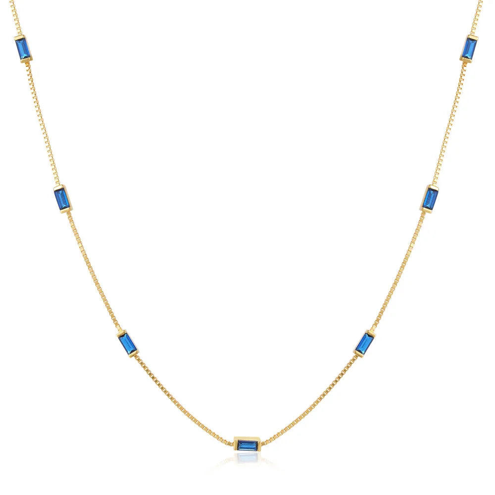 CANNER Sterling Silver Zircon Chain