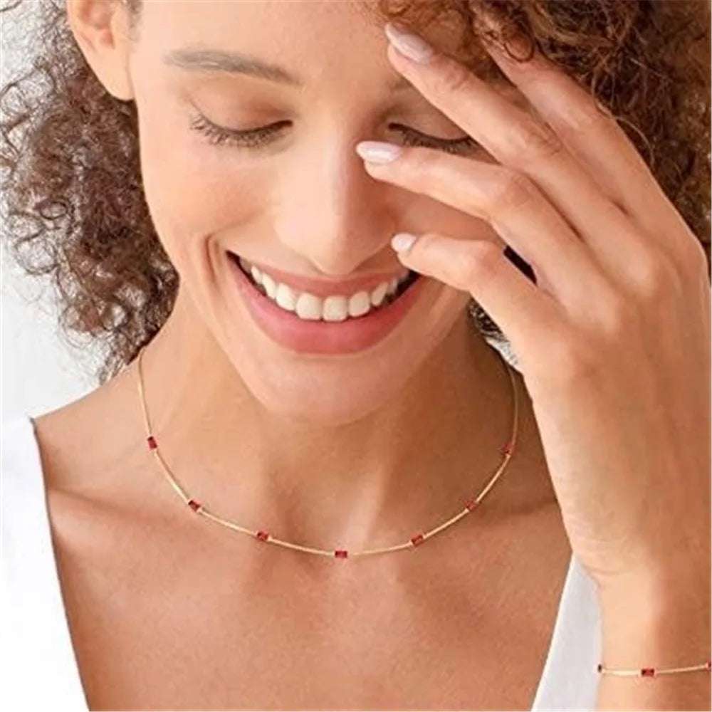 CANNER Sterling Silver Zircon Chain