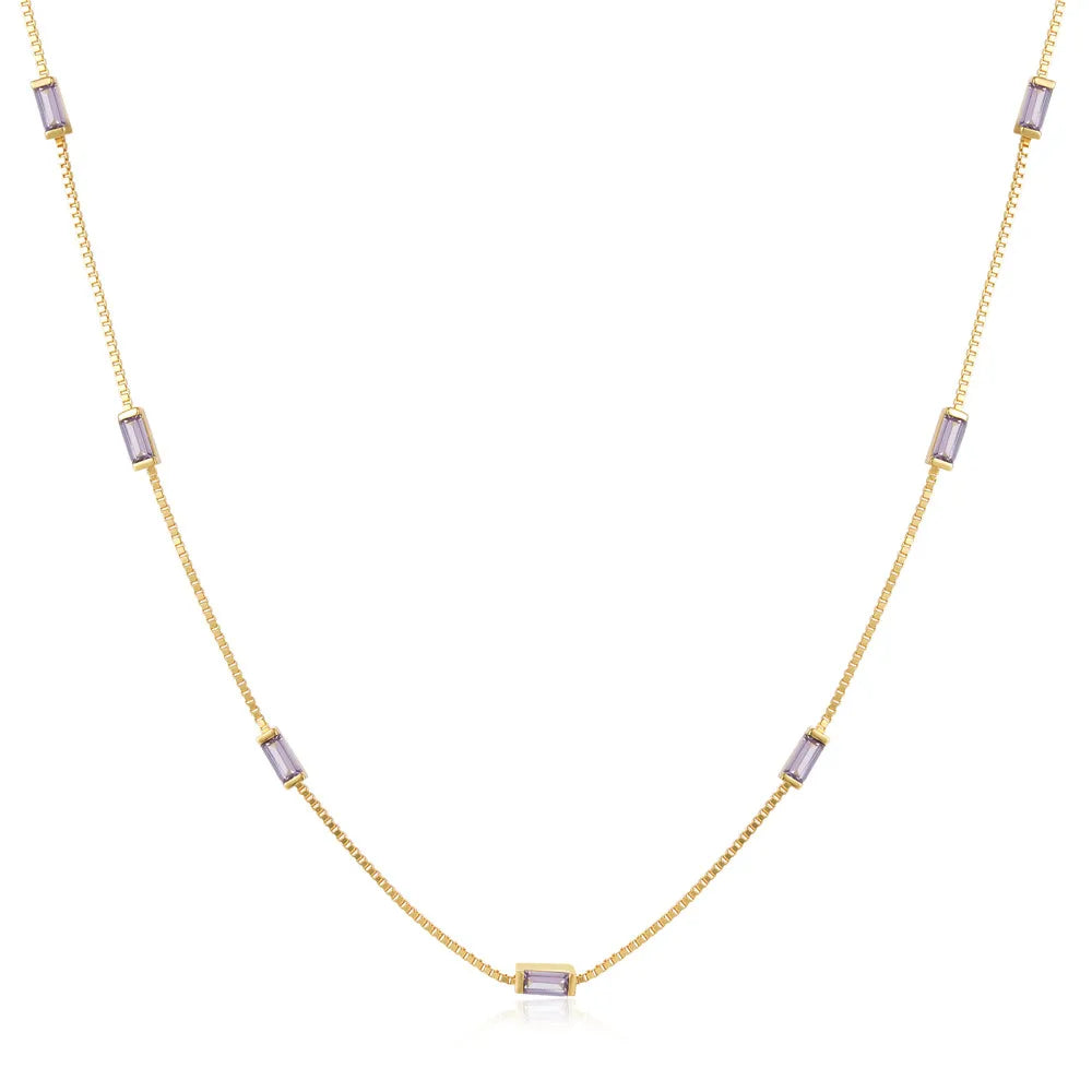 CANNER Sterling Silver Zircon Chain - Glamora
