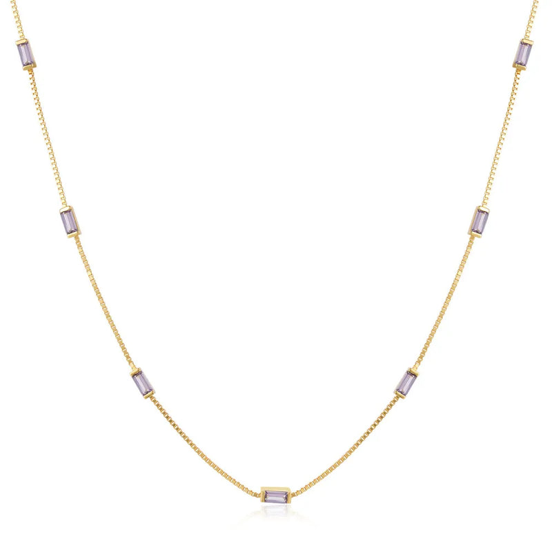 CANNER Sterling Silver Zircon Chain - Glamora