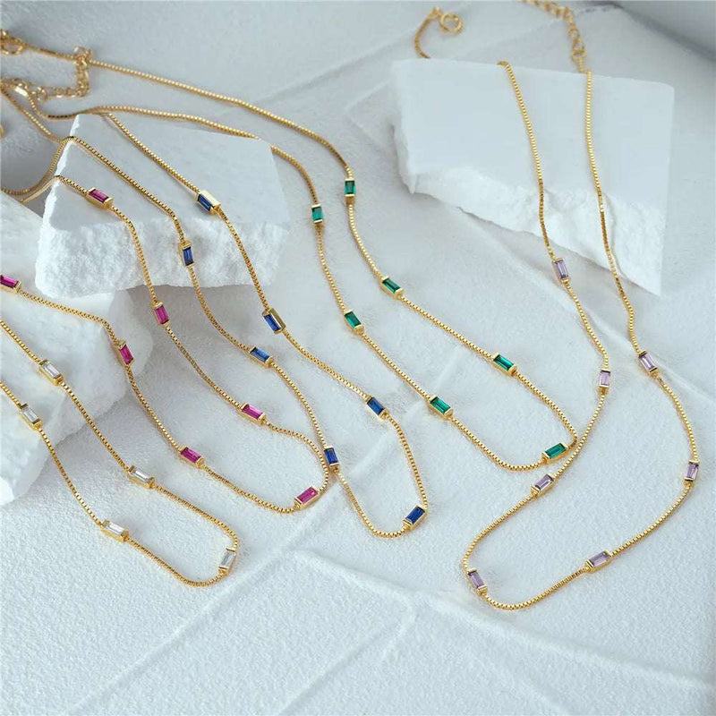 CANNER Sterling Silver Zircon Chain - Glamora