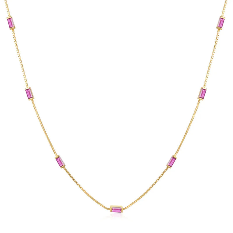 CANNER Sterling Silver Zircon Chain - Glamora