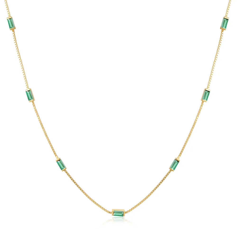 CANNER Sterling Silver Zircon Chain