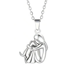 Charming Puppy Pendant Zinc Alloy Necklace - Glamora