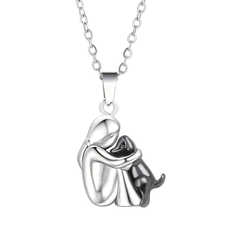Charming Puppy Pendant Zinc Alloy Necklace - Glamora
