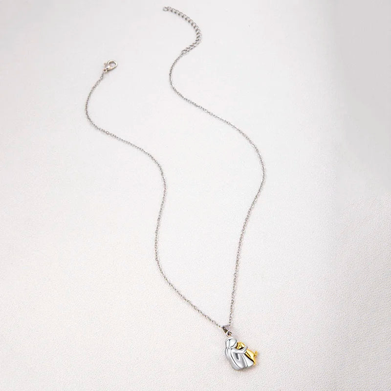 Charming Puppy Pendant Zinc Alloy Necklace - Glamora