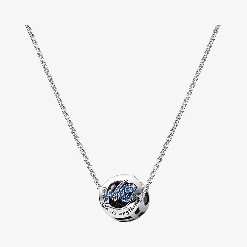 925 Sterling Silver Sparkling Crystal Pendant - Glamora