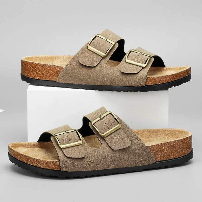 Leather Summer Sandals Comfortable Men