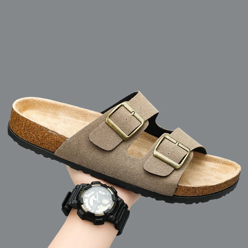 Leather Summer Sandals Comfortable Men