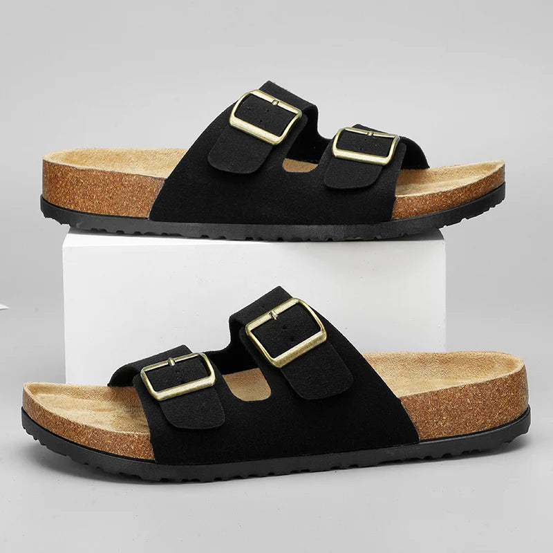 Leather Summer Sandals Comfortable Men