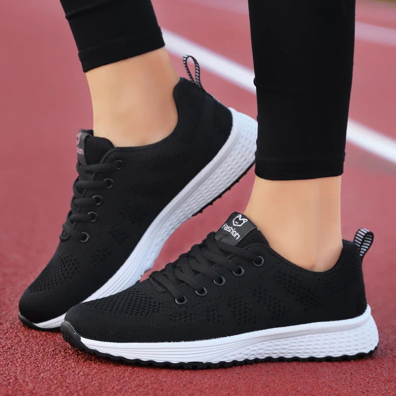 Breathable Platform Sneakers Comfort Run