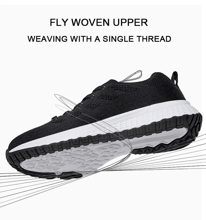 Breathable Platform Sneakers Comfort Run - Glamora