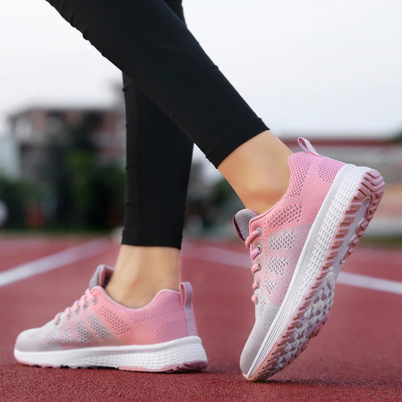 Breathable Platform Sneakers Comfort Run - Glamora