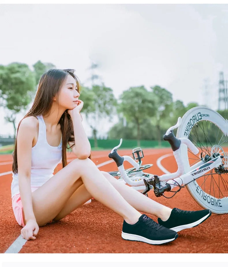 Breathable Platform Sneakers Comfort Run - Glamora