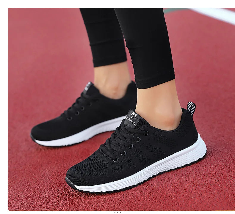 Breathable Platform Sneakers Comfort Run - Glamora