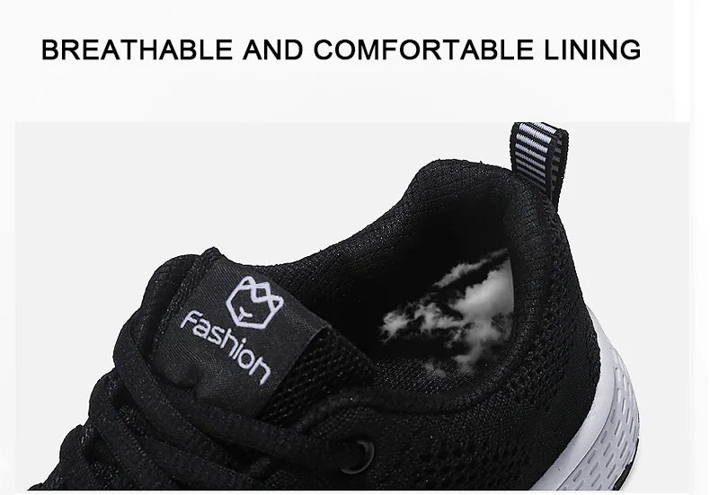 Breathable Platform Sneakers Comfort Run
