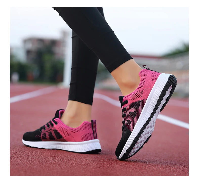 Breathable Platform Sneakers Comfort Run - Glamora