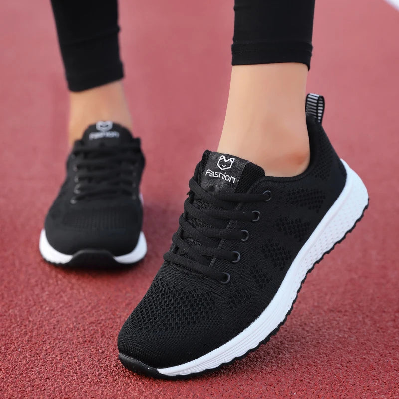 Breathable Platform Sneakers Comfort Run - Glamora