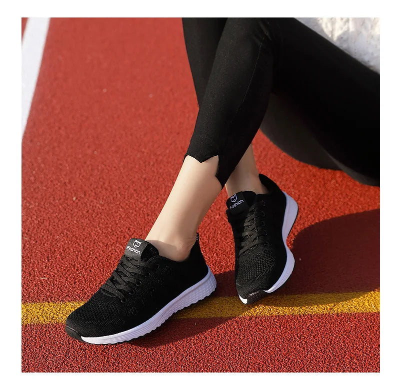 Breathable Platform Sneakers Comfort Run - Glamora