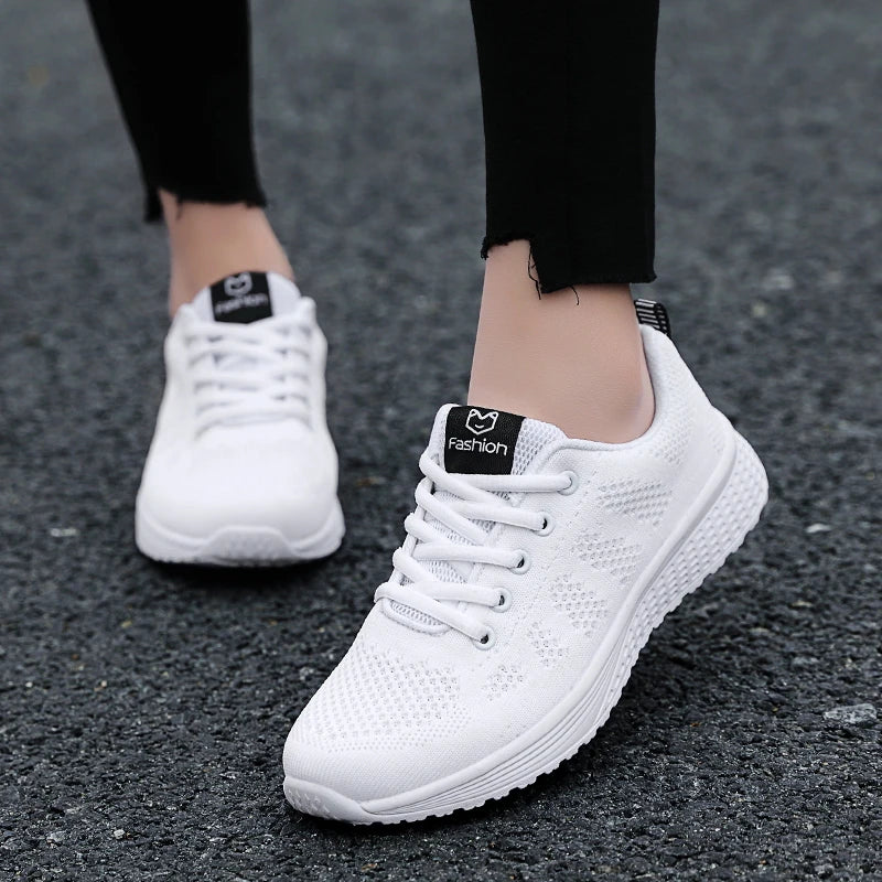 Breathable Platform Sneakers Comfort Run