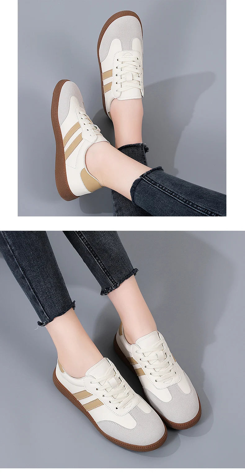 Casual Comfortable Flats Walking Shoes - Glamora