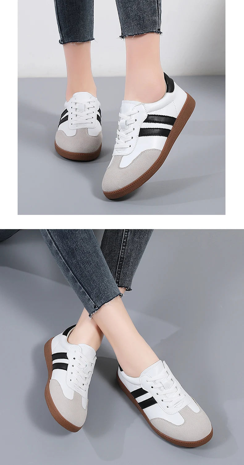 Casual Comfortable Flats Walking Shoes - Glamora