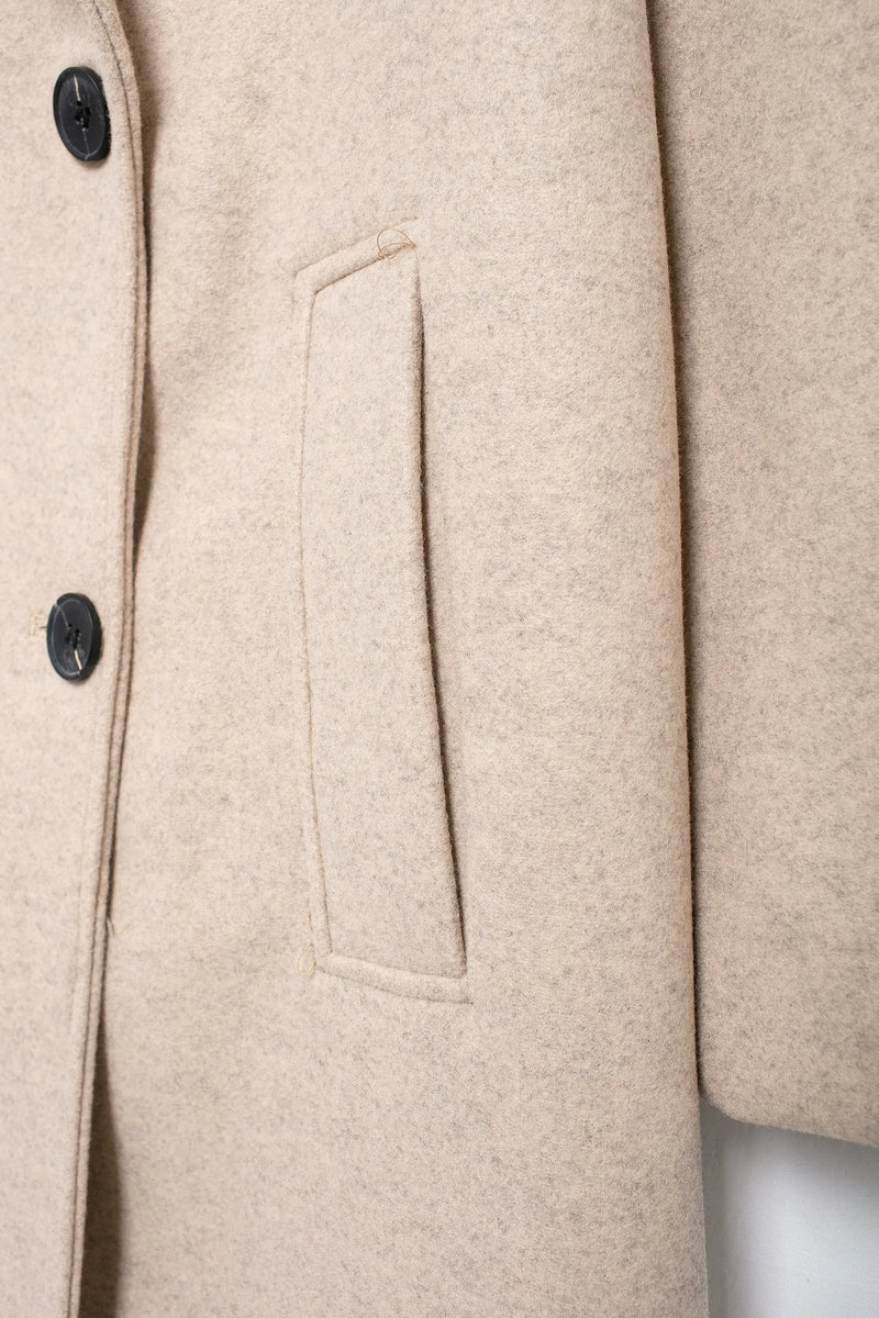 Double Breasted Wool Coat Warmth Women - Glamora