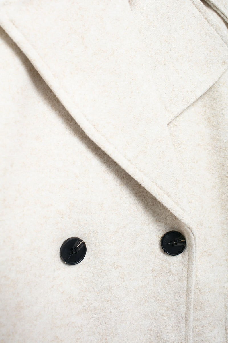 Double Breasted Wool Coat Warmth Women - Glamora