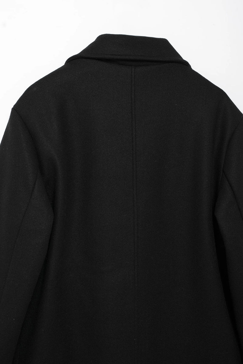 Double Breasted Wool Coat Warmth Women - Glamora