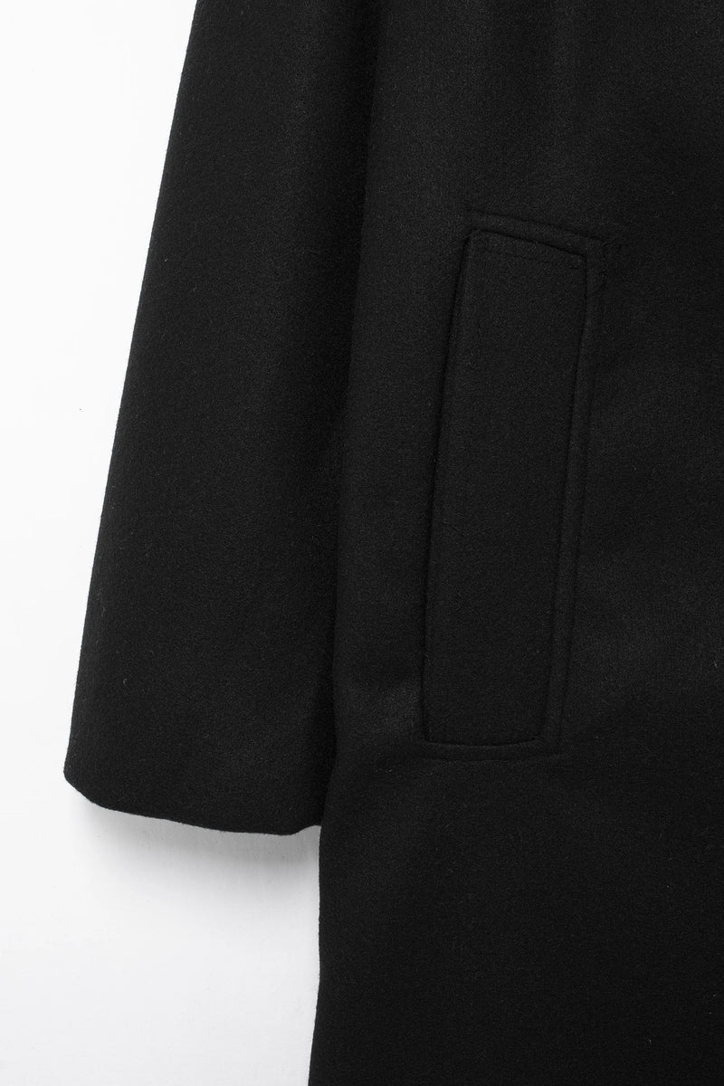 Double Breasted Wool Coat Warmth Women - Glamora