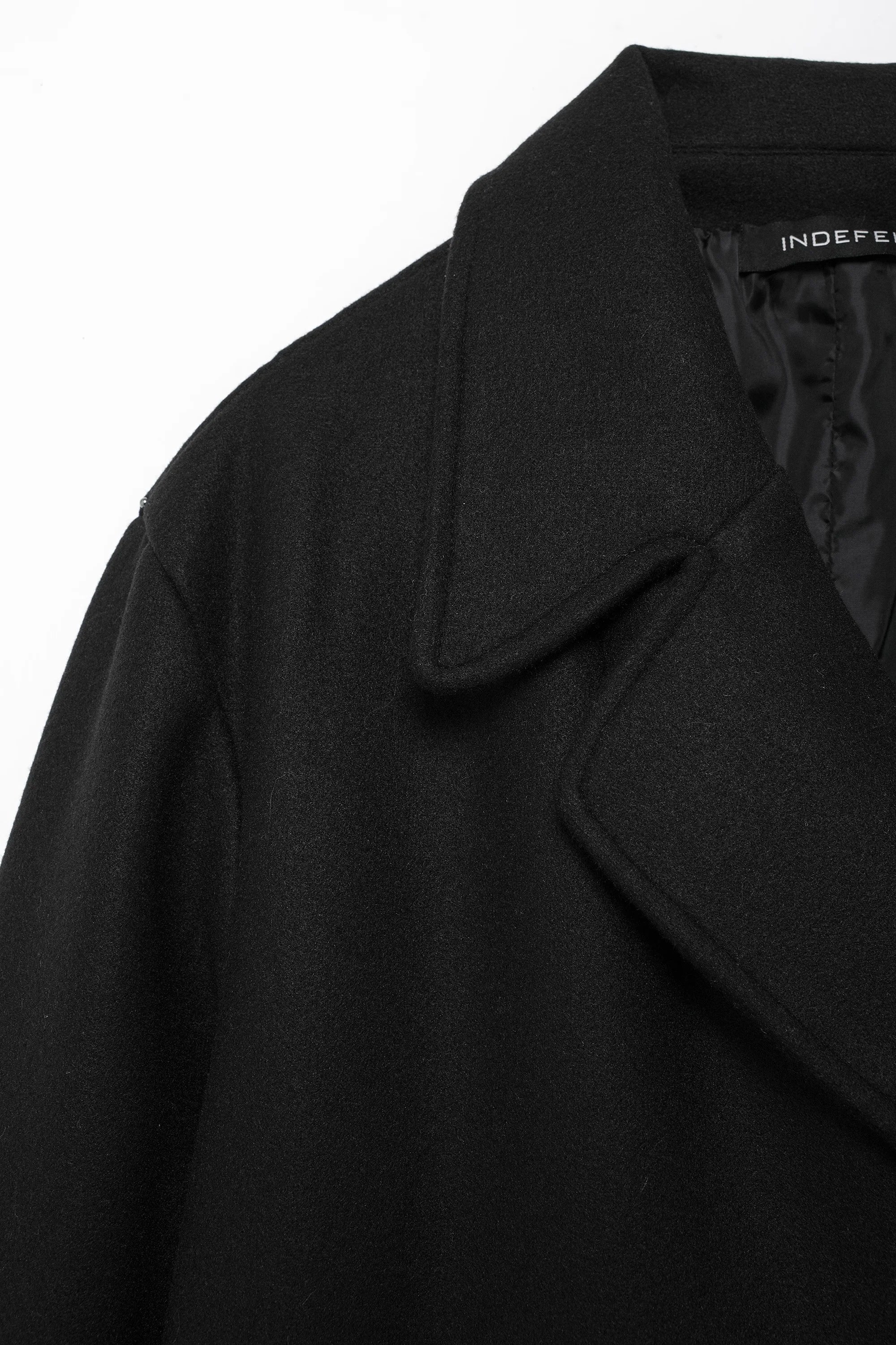 Double Breasted Wool Coat Warmth Women