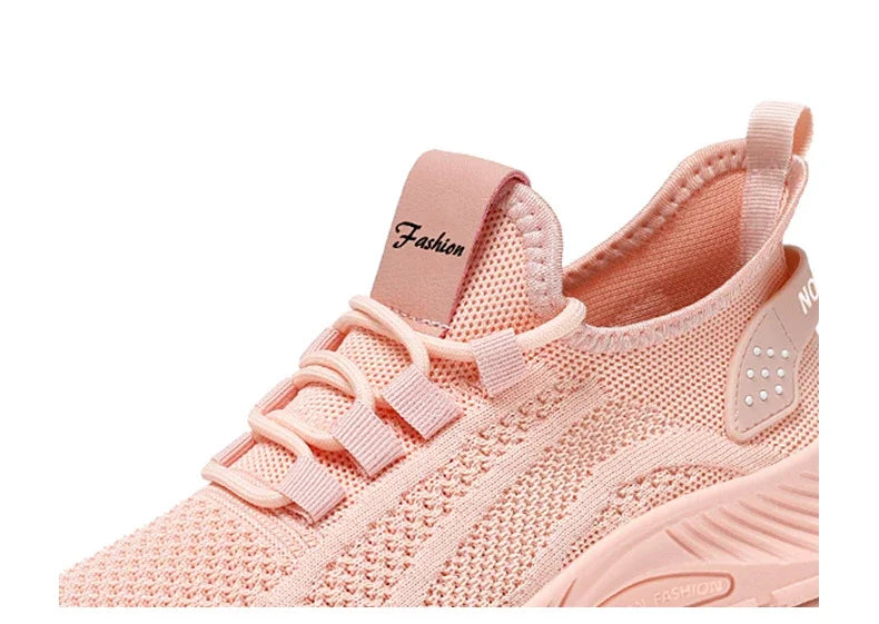Breathable Knit Sneakers Comfort Walkers Women