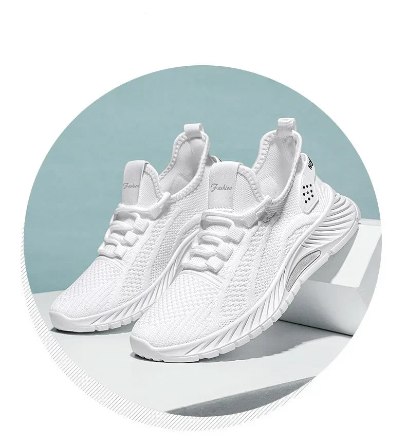 Breathable Knit Sneakers Comfort Walkers Women