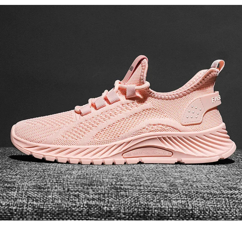 Breathable Knit Sneakers Comfort Walkers Women