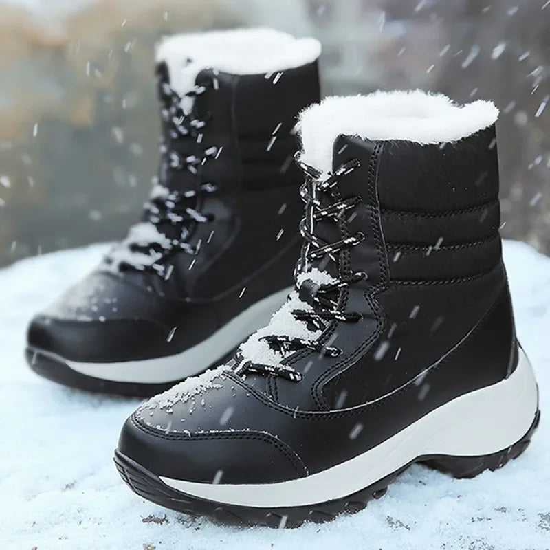 Warm Non Slip Snow Boots Women - Glamora