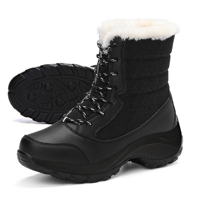 Warm Non Slip Snow Boots Women - Glamora