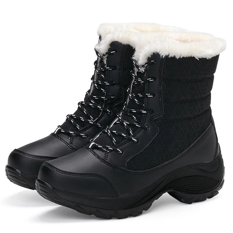 Warm Non Slip Snow Boots Women - Glamora