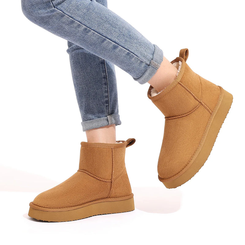 Memory Foam Waterproof Winter Boots Women - Glamora