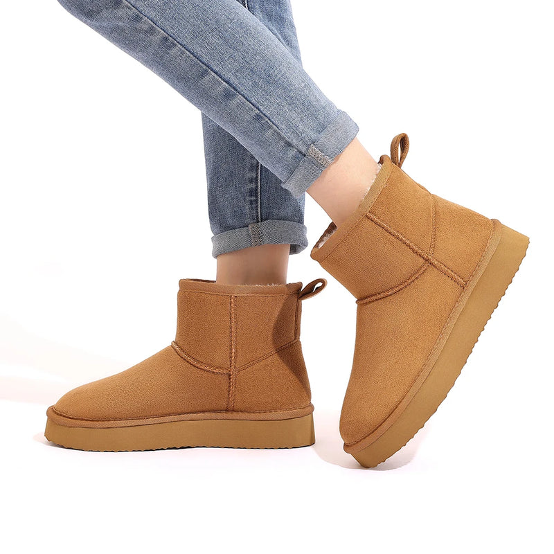 Memory Foam Waterproof Winter Boots Women - Glamora