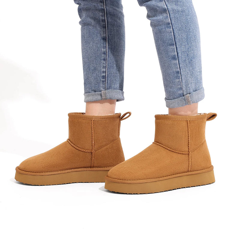 Memory Foam Waterproof Winter Boots Women - Glamora