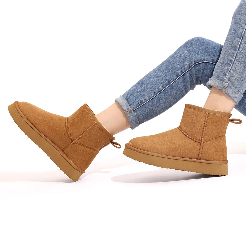 Memory Foam Waterproof Winter Boots Women - Glamora