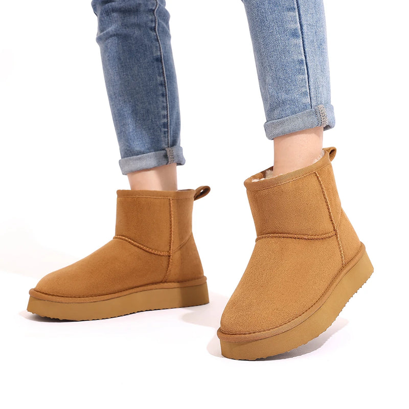 Memory Foam Waterproof Winter Boots Women - Glamora