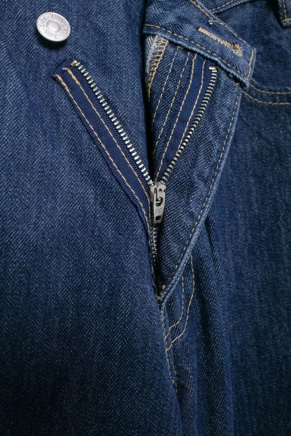 Asymmetric High Waist Wide Leg Jeans