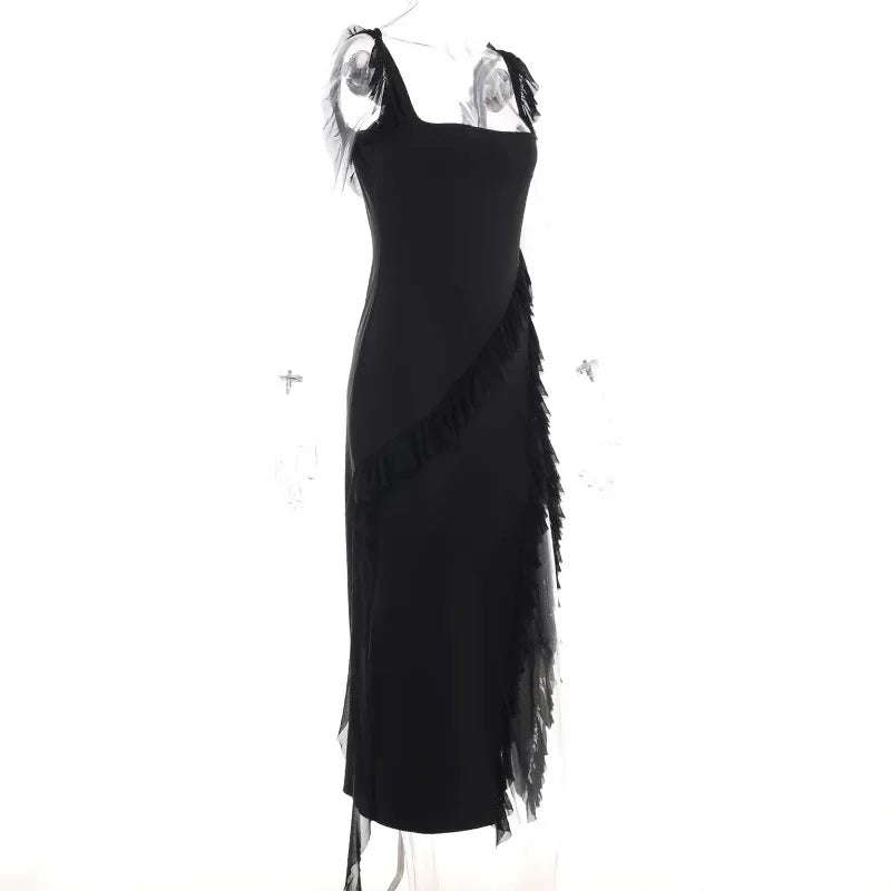 Pleated Backless Red Dress Partywear - Glamora